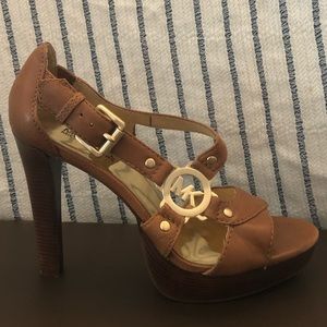 Michael Kors Strappy Platform Heels